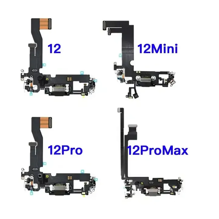 Charging%20Port%20Replacement%20for%20IPhone%2012%20Mini%20Pro%20Max%20USB%20Dock%20Connector%20Flex%20Cable%20with%20Microphone%20Replacement%20-%20Image%202