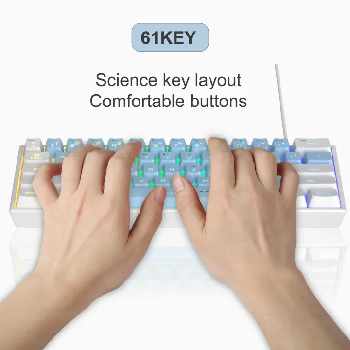 MageGee%20TS91%2060%25%20Mini%20Membrane%20USB%20Keyboard,%2061%20Key%20Wired%20RGB%20Backlit%20Gaming%20Office%20Computer%20Keyboard%20for%20Windows/Mac%20-%20Image%205