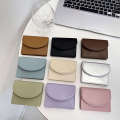 Dopamine Color Korean Solid Simple Card Bag Multi functional Large Capacity Wallet. 