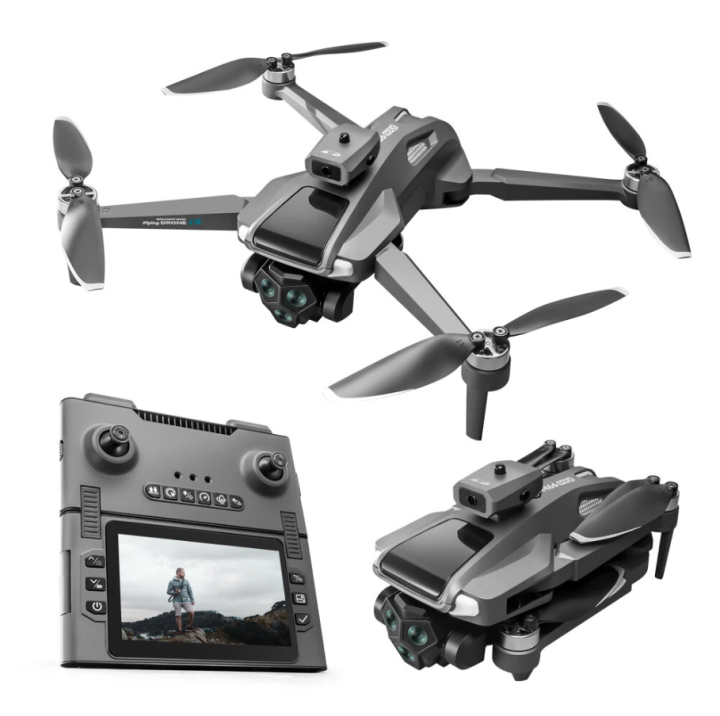 FLH%20M66%20MAX%205G%20WiFi%20FPV%20with%20Folded%20LCD%20Screen%20Camera%20Controller%20HD%20Dual%20Camera%20Servo%20Gimbal%20360%C2%B0%20Obstacle%20Avoidance%20Brushless%20RC%20Drone%20Quadcopter%20RTF%20-%20Two%20Batteries%20-%20Image%206