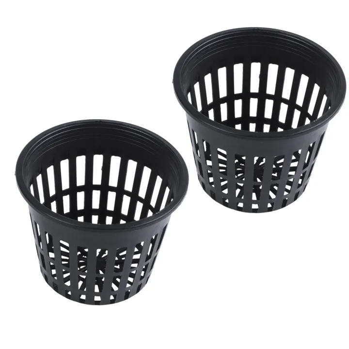 20pcs%203%20inch%20Heavy%20Duty%20Mesh%20Pot%20Net%20Cup%20Basket%20Hydroponic%20Aeroponic%20Planting%20Grow%20Clone%20Black%20-%20Image%208