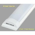 LED Tube Set 40 Watt 4 Feet 2 Years Warranty White Colour. 