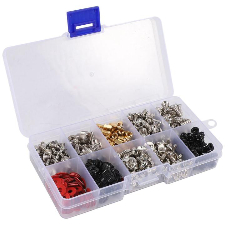 360PCS Personal Computer Screw,Pc Case Screws,Motheoard Standoffs