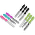 3-in-1 Set of Palette Knife Multi-Function Stainless Steel Cake Icing Spatula Knife Set. 
