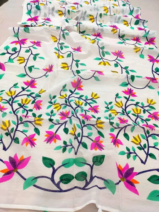 Half%20silk%20afsan%20print%20saree%20for%20women%20Tangail%20Saree%20-%20Image%203