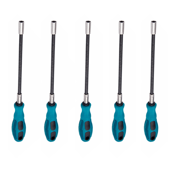 4Pcs 7MM Socket Screwdriver Flexible Hex Flex Manual Socket Screw Driver Hand Tools