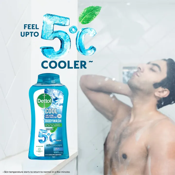 Dettol%20Cool%20upto%205%C2%B0C%20Cooler%20Bodywash%20with%2012Hour%20Long%20Lasting%20Odour%20Protection%20250ml%20-%20Image%203