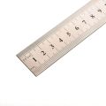 1pc Stainless Steel Metal Ruler Metric Rule Precision Double Sided Measuring Tool.