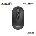 A4tech Fstyler FG20 2.4G Wireless Mouse - 2000 DPI - Optical Sensor - Nano USB Receiver - Grey/Ash Blue. 