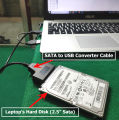 USB to Sata 2.5” Cable Converter for Laptop Hard Disk HDD | Bdhills IT.