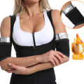2Pc Sweat Sauna Arm Sleeves Body Shaper Slim Arms Hot Thermo Fat Burner Slimming Demoo. 