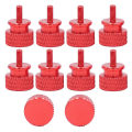 10Pcs/Lot UNC6 -32 M3.5 Computer Case Screw for GPU Holder PSU Computer Case Side Panel Screws PC Assemble WaterCooling Red.