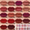 18 pcs/set velvet matte Capsule Lipstick Collection-long-lasting, waterproof, portable mini lip makeup gifts for all skin types-perfect for women who want vibrant red lip colors. 