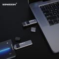 Fingerprint Encryption Portable Solid State USSD128gb Write Protection Function TPYEC3.2 Pen Drive USB30 Usb Flash Drive for Mac. 