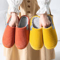 Winter Women'S Cotton Slippers Indoor Slippers Women Men Winter Thick Sole House Warm Couples Home Non-Slip soft shoes. 