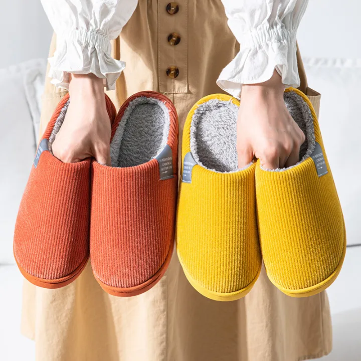 Winter%20Women'S%20Cotton%20Slippers%20Indoor%20Slippers%20Women%20Men%20Winter%20Thick%20Sole%20House%20Warm%20Couples%20Home%20Non-Slip%20soft%20shoes%20-%20Image%203