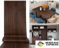 Wood Vinyl Wallpaper Roll Waterproof Self Adhesive Decor Contact Paper Doors Cabinet Desktop Modern Furniture Decorative Sticker - 120x60 cm. 