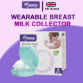 MomEasy Reusable BPA-free Shell Shape Wearable Milk Collector 2Pcs. 