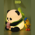 GC Panda Night Light, Panda Lamp With 3000K Warm Color, 3 Brightness Adjustment, Timer Portable Baby Light, USB Rechargeable Timing Cartoon Sleeping Lamp. 