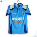 India Champions Trophy Premium Jersey For Man - Half Sleeve Collar Polo T Shirt - India Cricket Jersey 2026/27. 