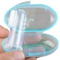 Silicone Baby Finger Tooth Brush with Box. 