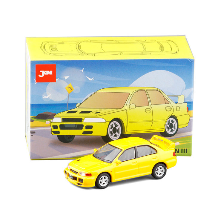 JKM 1:64 Lancer Evo third-generation Die-Cast Vehicles Alloy Model car Toys For Gift Collection