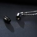 Vnox Hollow Pill Necklace for Men Women,Cross Engraved,Cremation Urn Pendant,Perfume Holder,Ashes Vial Keepsake Memorial Jewelry. 