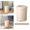 Trash Can with Lid Decorative Waste Bin for Bathroom Indoor Home Office. 