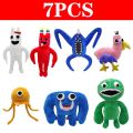 6-22PCS Garten of Banban Nabaab Plush Horror Game Rainbow Friends Chapter 2 Cartoon Character Soft Comfortable Doll Kid Toy Gift.