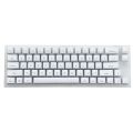 GamaKay K66 65% USB RGB Mechanical Keyboard 66 Keys Hot Swappable Translucent Glass Base Gateron Switch ABS Two-color Keycap. 