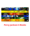 Percy Jackson by Rick Riordan  ( 6 Books Set ) White Print. 