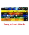 Percy Jackson by Rick Riordan  ( 6 Books Set ) White Print. 