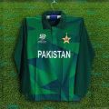Pakistan T20 World Cup Jersey 2026/2027 Full Sleeve Polo Cricket Jersey For Men - Long Sleeve - Pakistan Cricket Jersey 2026-27.