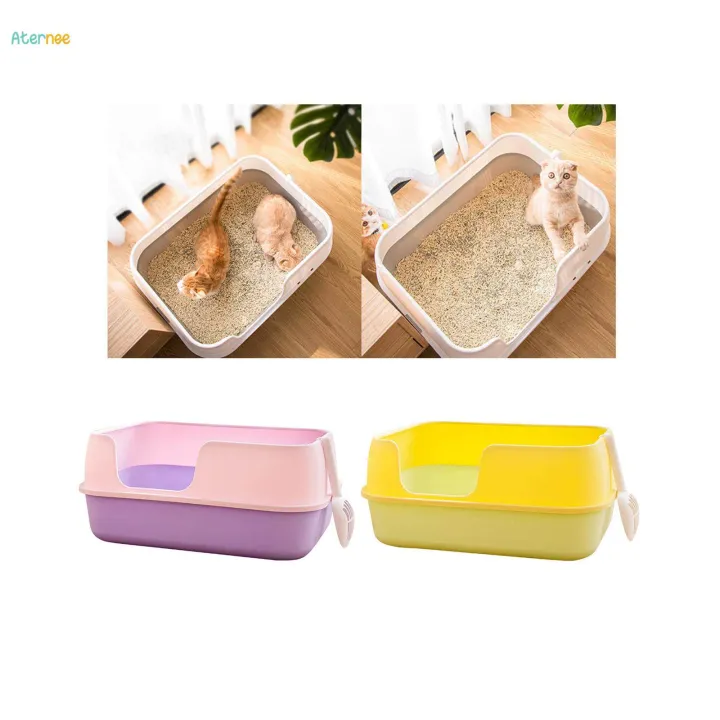 Cat%20Litter%20Boxes%20for%20Indoor%20Cats%20High%20Sides%20Tall%20Detachable%20Kitty%20Litter%20Box%20Pink%20-%20Image%205