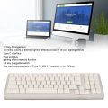 Mechanical Keyboard, 77 Key Game Keyboard Plug and Play for Desktop.