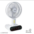 DP-7624 Rechargeable fan with 3-mode LED sensor light - 32x16 cm, Battery: 3000mAh (GH : 178).