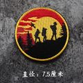[Custom-made Velcro patch] 3D embroidery Velcro patch creative armband IR reflective No signal woven MEDIC badge backpack sticke. 