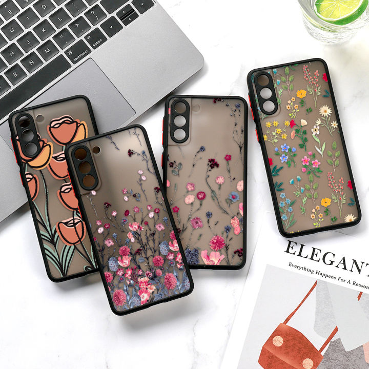 Case For Samsung S23 Ultra Funda Galaxy A70 M31 A54 Note 20 Ultra 10 Plus S22 Plus A53 A13 A14 M23 M21S A72 A71 A73 Matte Cover Mascaraara