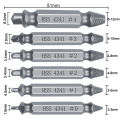 6pcs Damaged Screw Extractor Speed Out Drill Bits Tool Set Broken Bolt Remover Quickly extract the rusty.