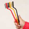 3 Pcs Multipurpose Bathroom Tile Floor Gap Cleaning Brush Window Groove Cleaning Brush Convenient Household Corner Cleaning Tools. 
