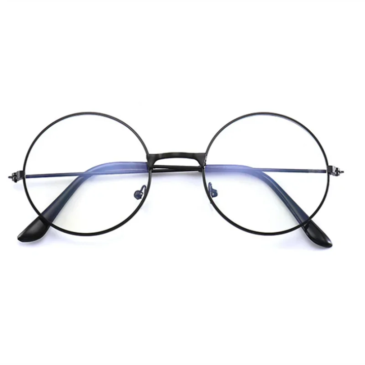 Vintage%20Round%20Metal%20Frame%20Blue%20Light%20Blocking%20Personality%20College%20Style%20Clear%20Lens%20Eye%20Glasses%20Eye%20Protection%20Mobile%20Phone%20Game%20-%20Image%204