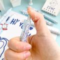 Cute Cartoon Sky Blue Pattern Press Pen 0.5mm Black Gel Pens School Office Writing Stationery Supplies.