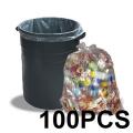 Transparent (24" X18") 100PCS Trash Bag / Poly Bag / Garbage Bag / Moyla Felar Bag / Polibag.