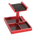 Rc car workstation rC Work Stand Aluminum Alloy RC Car Repair Workstation Kit with Magnetic Screw Trays for SCX24 1/18 1/24 RC Cars.