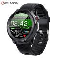 MELANDA Full Touch Smart Watch Men Sports Clock IP68 Waterproof Heart Rate Monitor Smartwatch for IOS Android phone MD15.