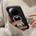 For Xiaomi 13 Ultra Case Astronaut Bracket Smooth Soft Silicone Anti Collision for Xiaomi 13 Ultra Back Cover.