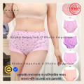 3 Pieces Cotton Comfortable Panty for Women / Panties for Women / Ladies Pantie for Girls / Panties for Middle Age Women.