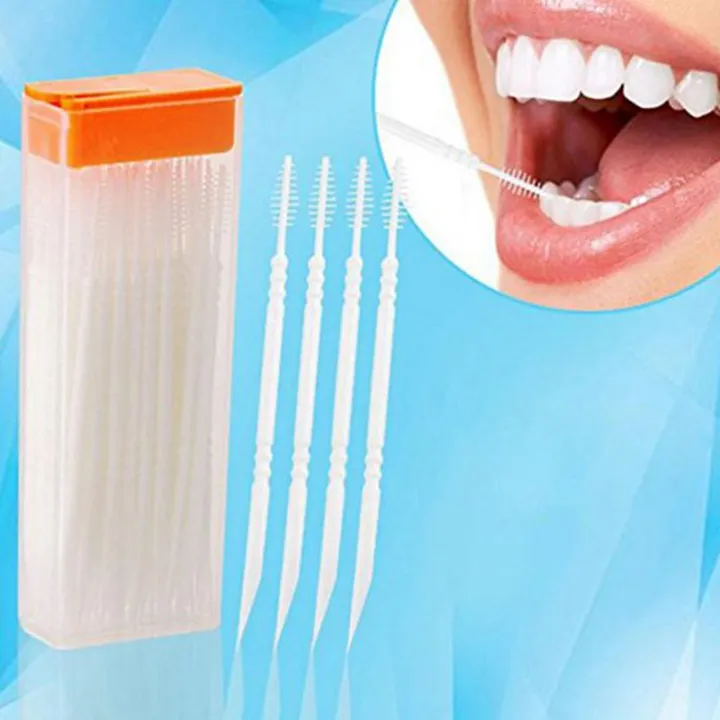 100%20Pcs%20Plastic%20Toothpicks%202%20Way%20Tooth%20Picks%20Interdental%20Brush%20Cleaners%20Portable%20Box%20Random%20Color%20-%20Image%203