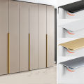KK FING Hidden Furniture Cabinet Door Handles Side Mount No Drilling Wardrobe Cupboard Pulls Drawer Knobs Furniture Hardware.
