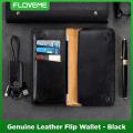 Floveme Real Leather Wallet Flip Cover Cases Mobile Phone Bag Inclusing Credit Card Slots For Mobile Phone Wallet And Card Holder - Wallet. 
